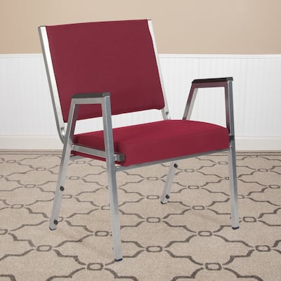 4 PK 1500 lb. Rated Antimicrobial Bariatric Reception Arm Chair