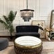 preview thumbnail 22 of 22, 6-Lights Modern 3-Tier Round Fringe Crystal Chandelier - W 20"