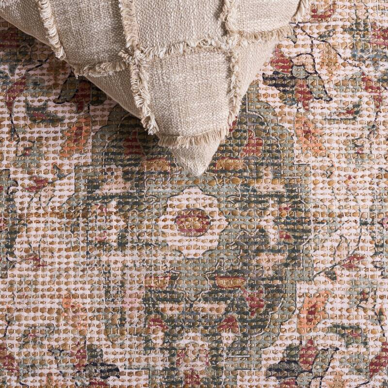 SAFAVIEH Handmade Saffron Hollie Jute & Chenille Rug