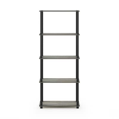 Furinno Turn-S-Tube 5-Tier Square Leg Multipurpose Display Rack