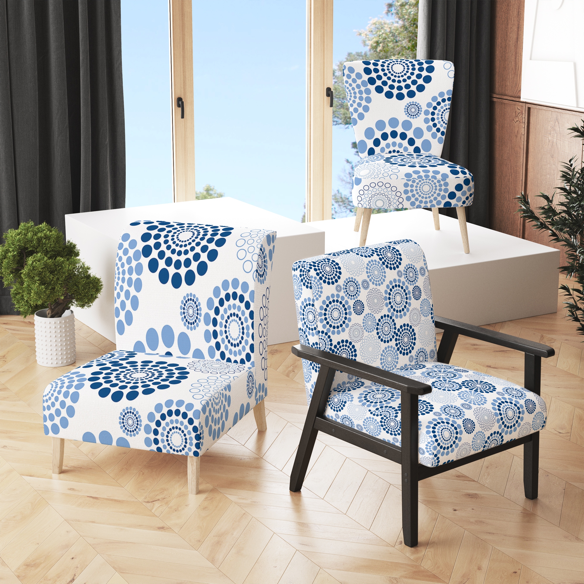 Accent chairs best sale with floral patterns