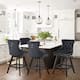 Option Black Velvet Set of 4