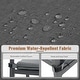 preview thumbnail 9 of 45, Outdoor Stackable Aluminum Dining Chair with Cushion (Set of 4)