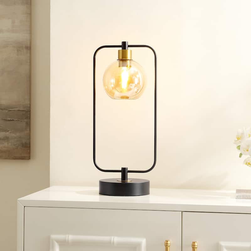 SAFAVIEH Lighting Arlinda 23" Modern & Contemporary Table Lamp - 10" W x 8" D x 23" H - 10Wx8Dx23H