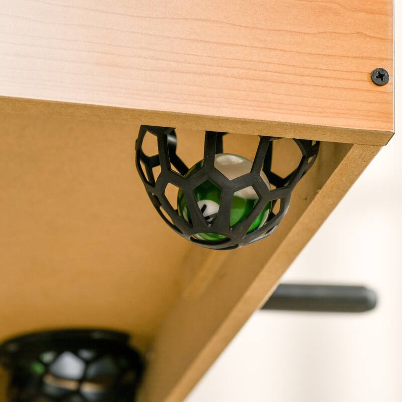 Soozier 38'' Foldable Mini Billiards Tabletop Game, Pool Table Set Fun for Whole Family Game Room Man Cave