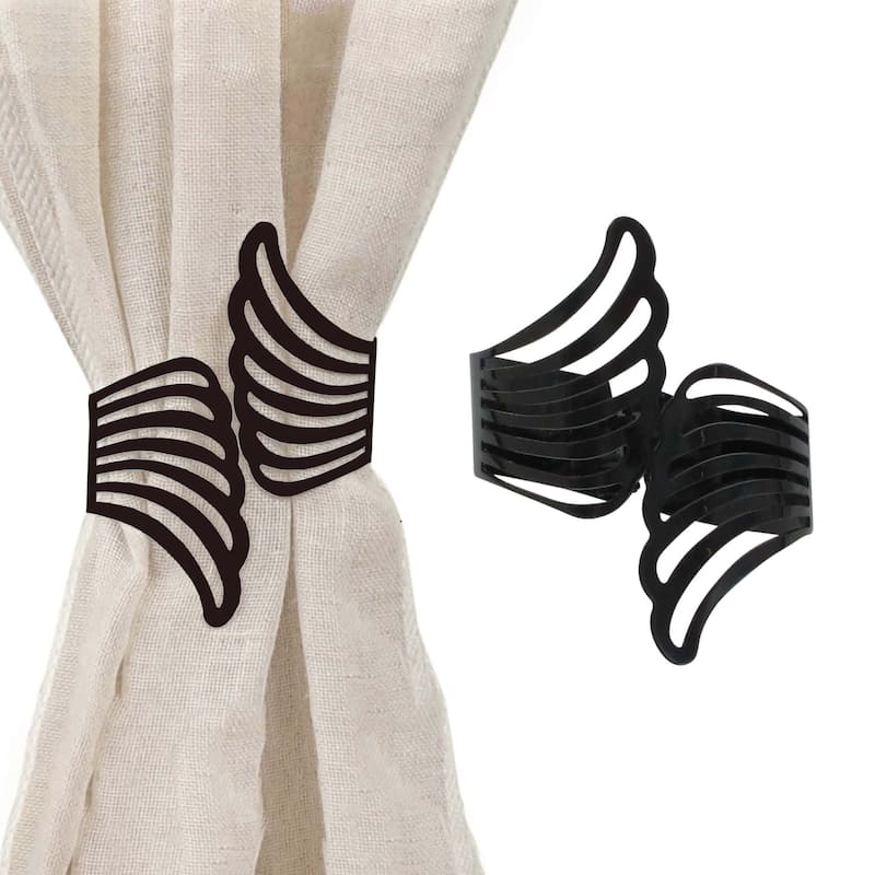Cuff Metal Wings Tieback Angel - 3.8"L x 3"W x 2.5"D