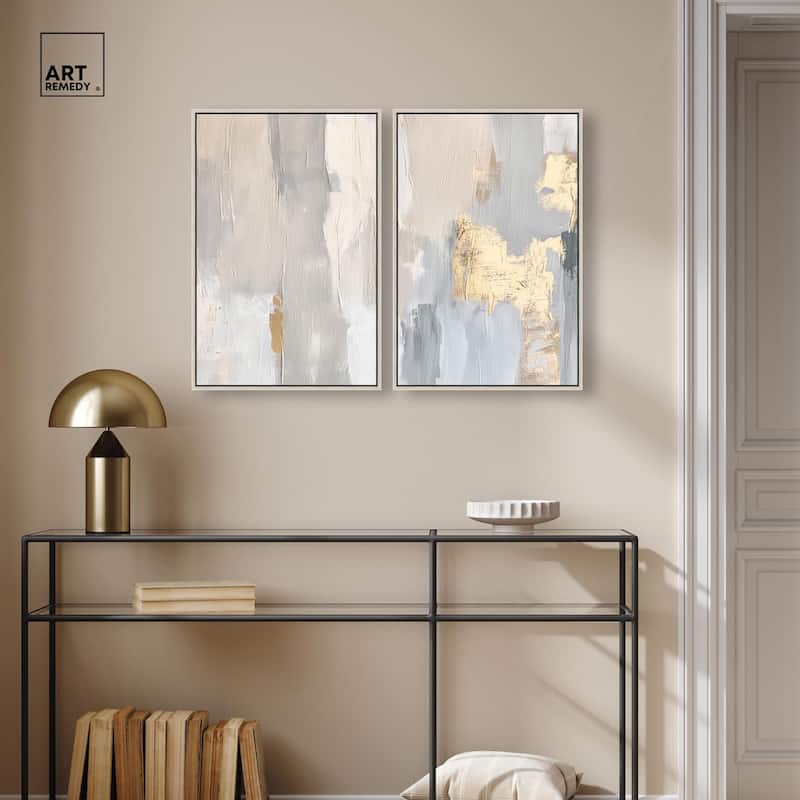 Gilded Driftwood I Canvas Set of 2 by Art Remedy