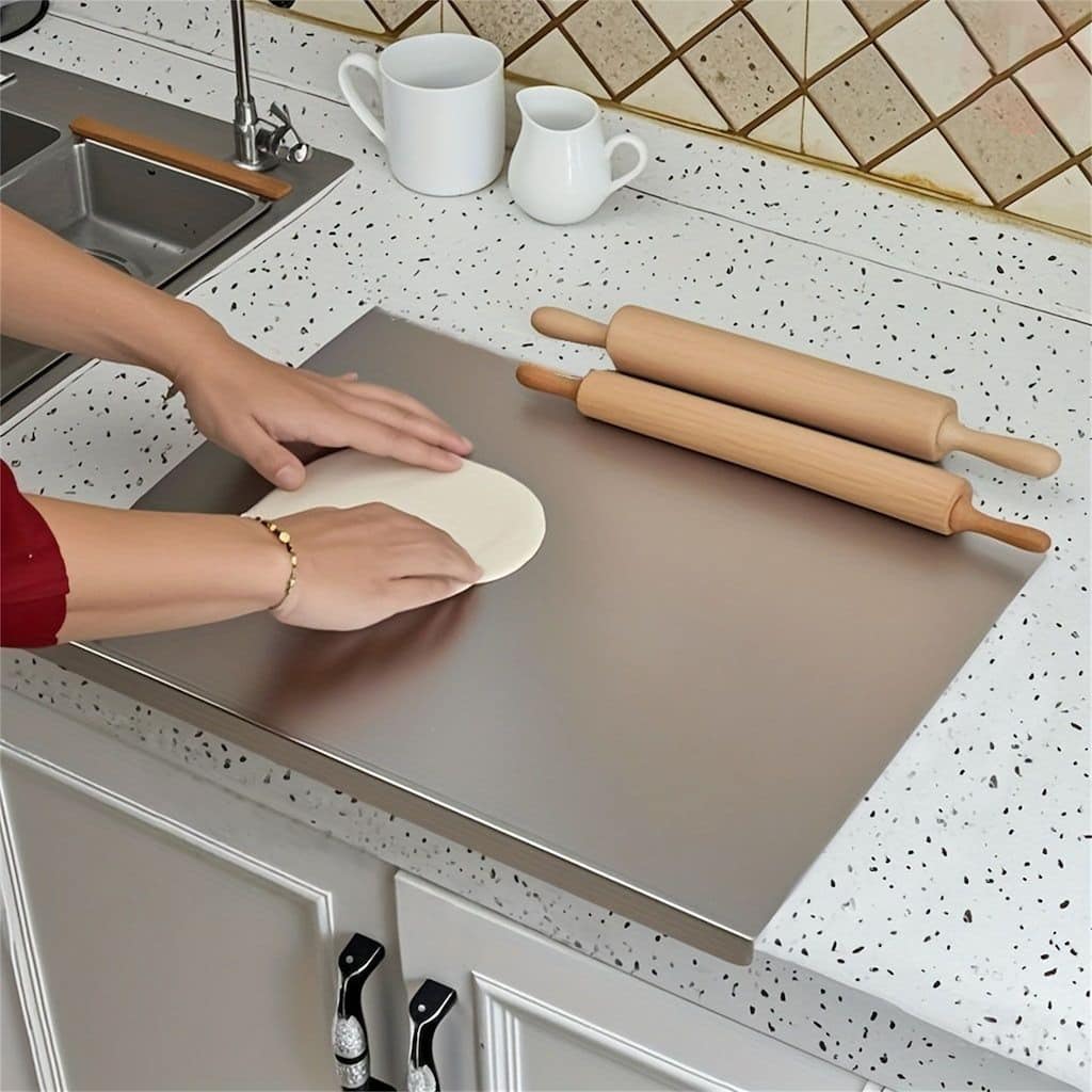 40CM*50CM Premium Stainless Steel Cutting Board for Kitchen