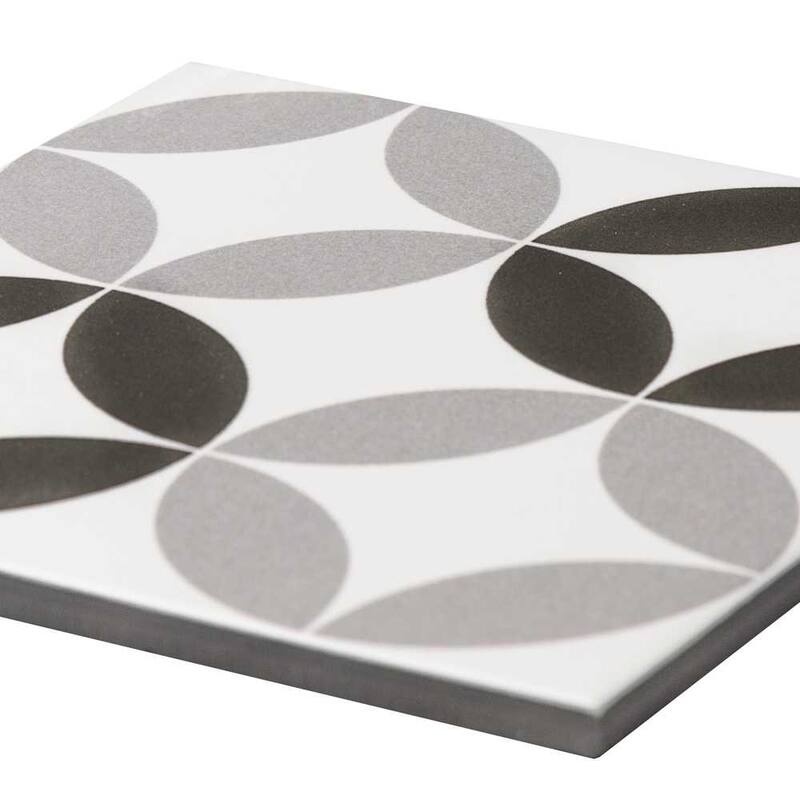 The Tile Life Twinkle 9x9 Black Porcelain Floor & Wall Tile