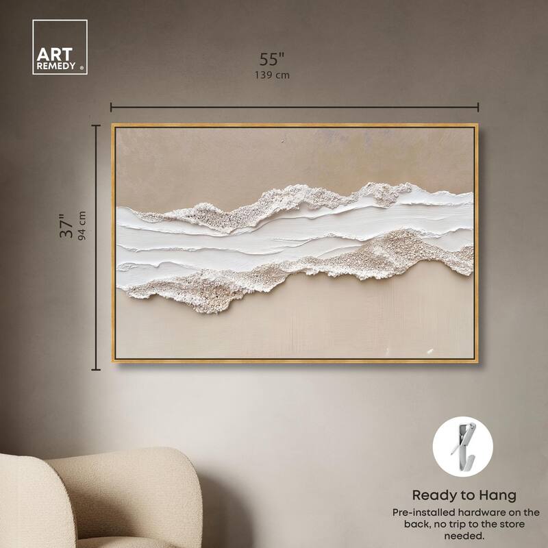 Textured Sea I Canvas by Art Remedy