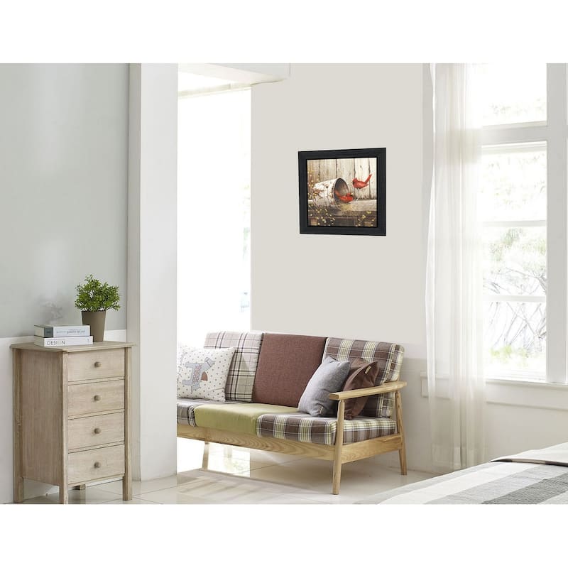 TrendyDecor4U Contemporary "Playing Around" Framed Print Wall Art by John Rossini