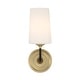preview thumbnail 6 of 4, Crystorama Lighting Group NIL-70011 Niles 12" Tall Bathroom Sconce