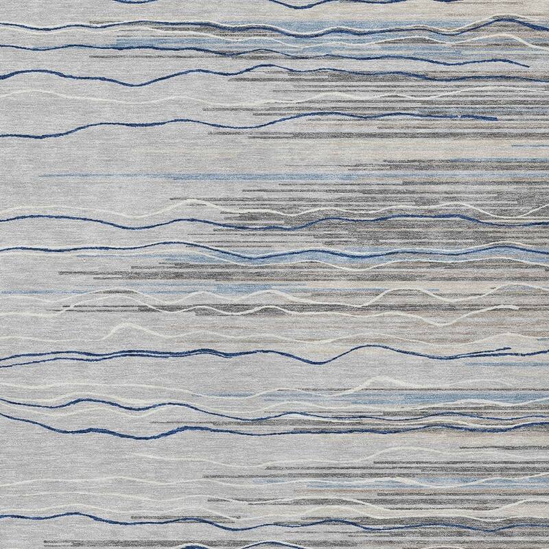 HomeRoots Striped Transitional Rectangle Outdoor Rug
