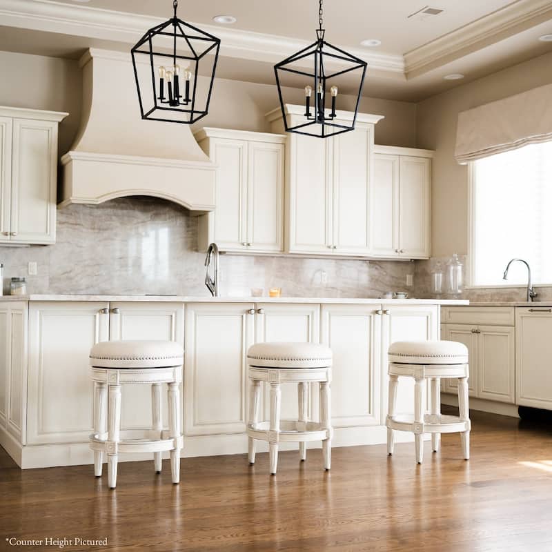 Maven Lane Pullman Backless Swivel Kitchen Stool