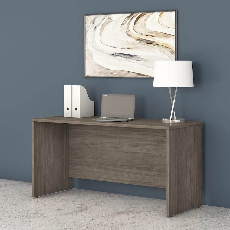 Studio C 60W x 24D Credenza Desk by Bush Business Furniture - Modern Hickory