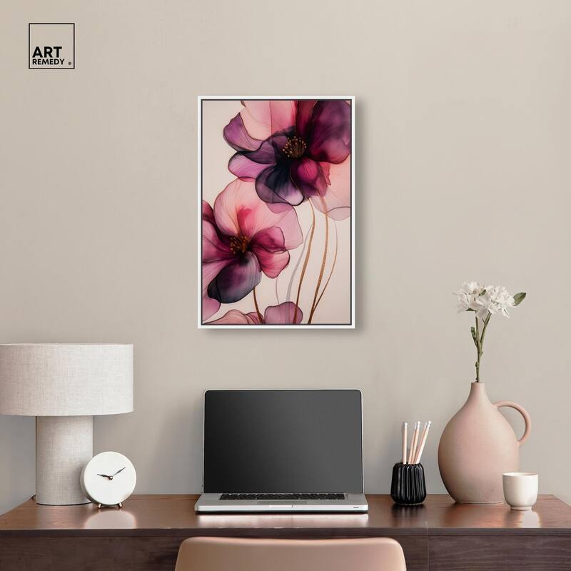 Velvet Verse III Canvas by Art Remedy