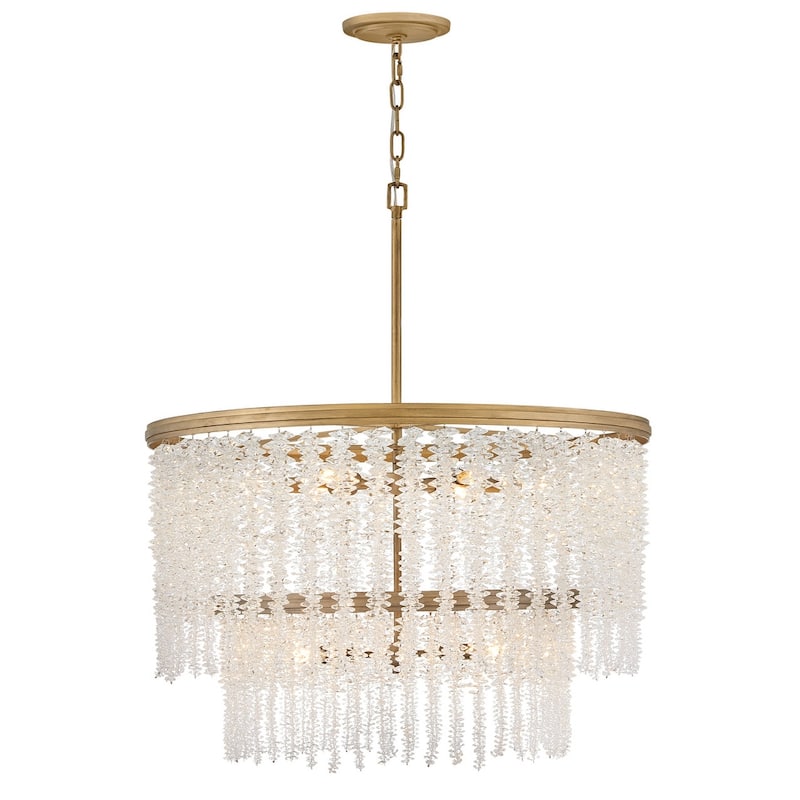Fredrick Ramond FR41498 Rubina 12 Light 30" Wide Crystal Waterfall