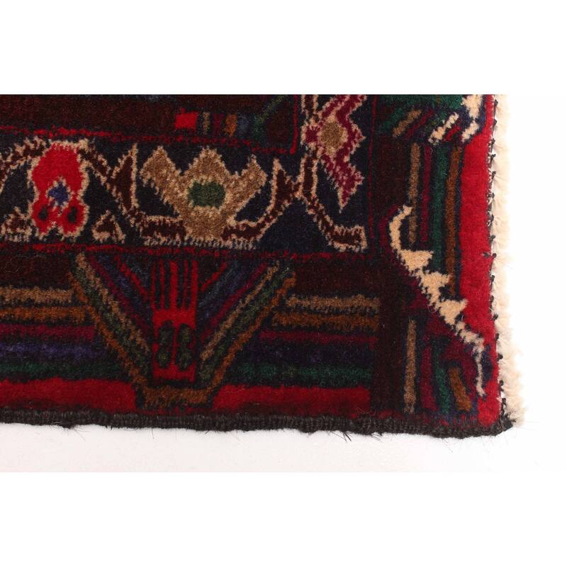 ECARPETGALLERY Hand-knotted Teimani Dark Navy Wool Rug - 3'5 x 6'3