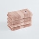 preview thumbnail 5 of 18, Royal Velvet Turkish Cotton Towel - Same Size Set 4 Hand Towels - Blush