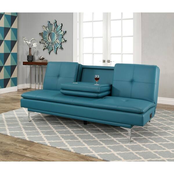 Abbyson Kilby Turquoise Bonded Leather Sofa Bed With Usb Ports On Sale Overstock 19429173 55 teal leather sofa products are offered for sale by suppliers on alibaba.com, of which sofas, sectionals & loveseats accounts for 67%, office sofas accounts for 5%, and genuine leather accounts for 1%.
