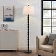preview thumbnail 14 of 21, KAWOTI 60.25'' Black Standard Floor Lamp with Drum Shade