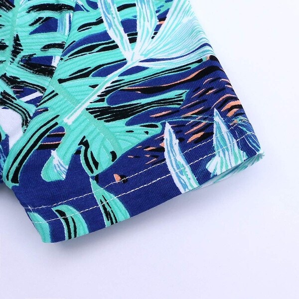 Baby Boys 1Piece Graphic Zipper Romper Baby Cotton Onesies Short Sleeve Pajamas