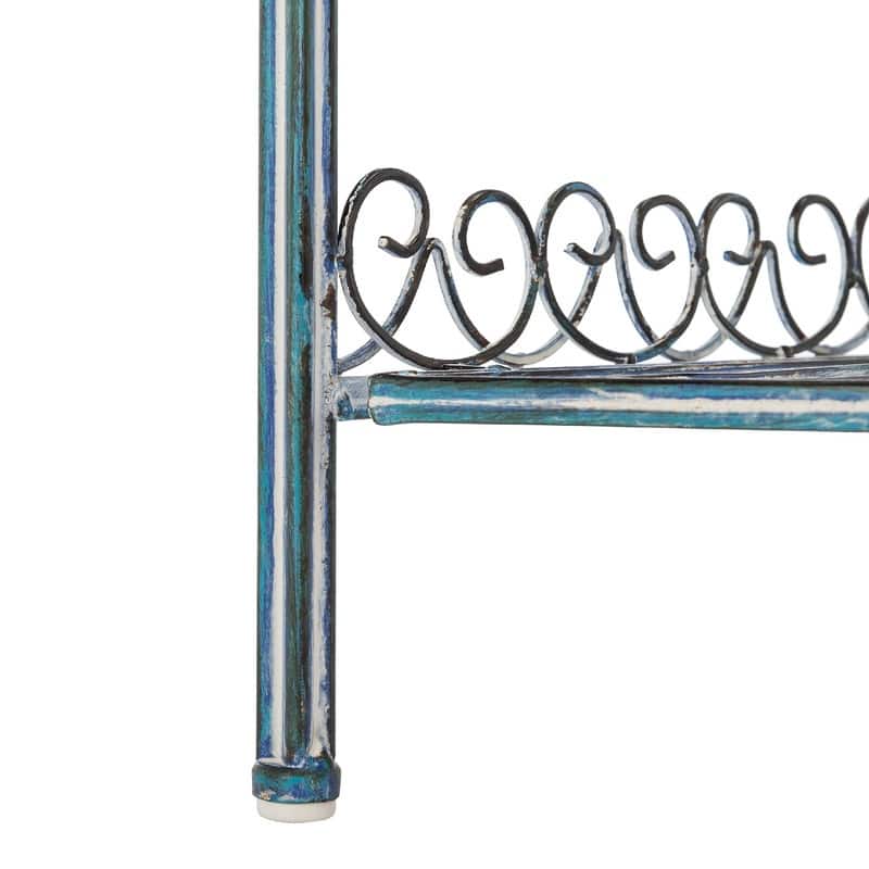 4-Tier Corner Shelf - 13.8"D x 13.8"W x 59.8"H