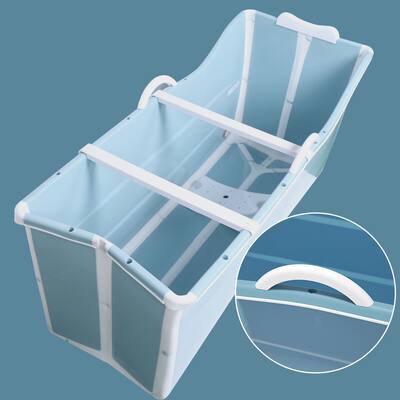 Portable Foldable Bathtub - Blue