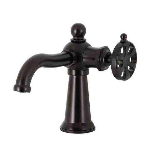 Belknap Single Hole Bathrom Faucet with Push Pop-Up