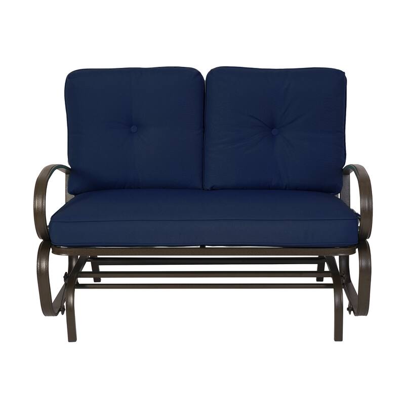 Kozyard Cozy Two Rocking Love Seats Glider Swing Bench/Rocker