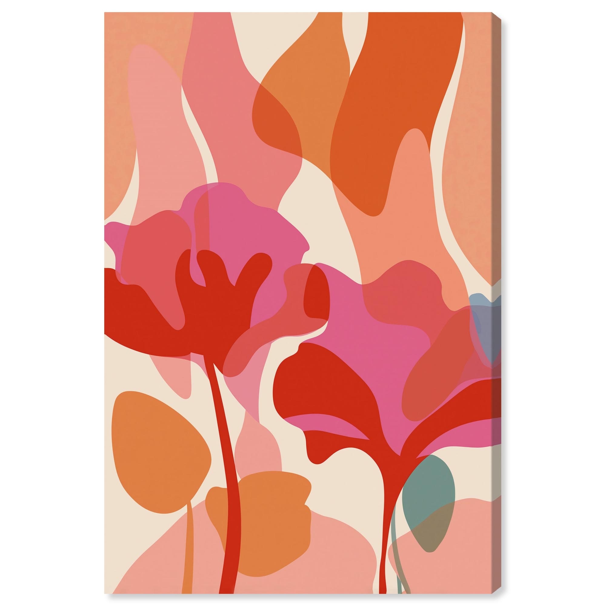 Heart of a Flower II Floral Decor Canvas Print by Art Remedy