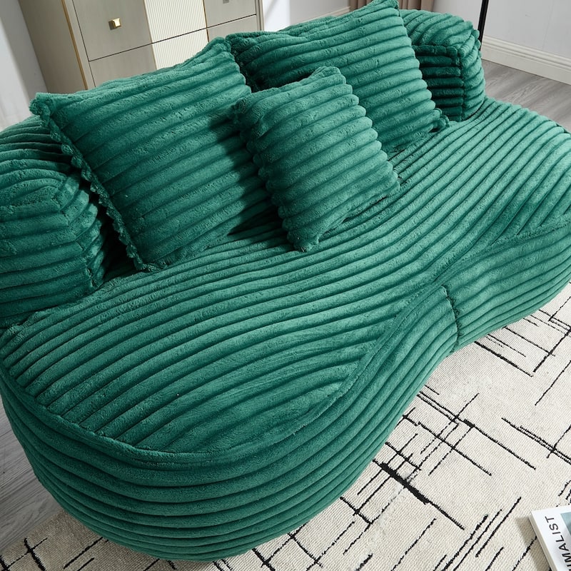 Comfort Lounger High Back Bean Bag Chair