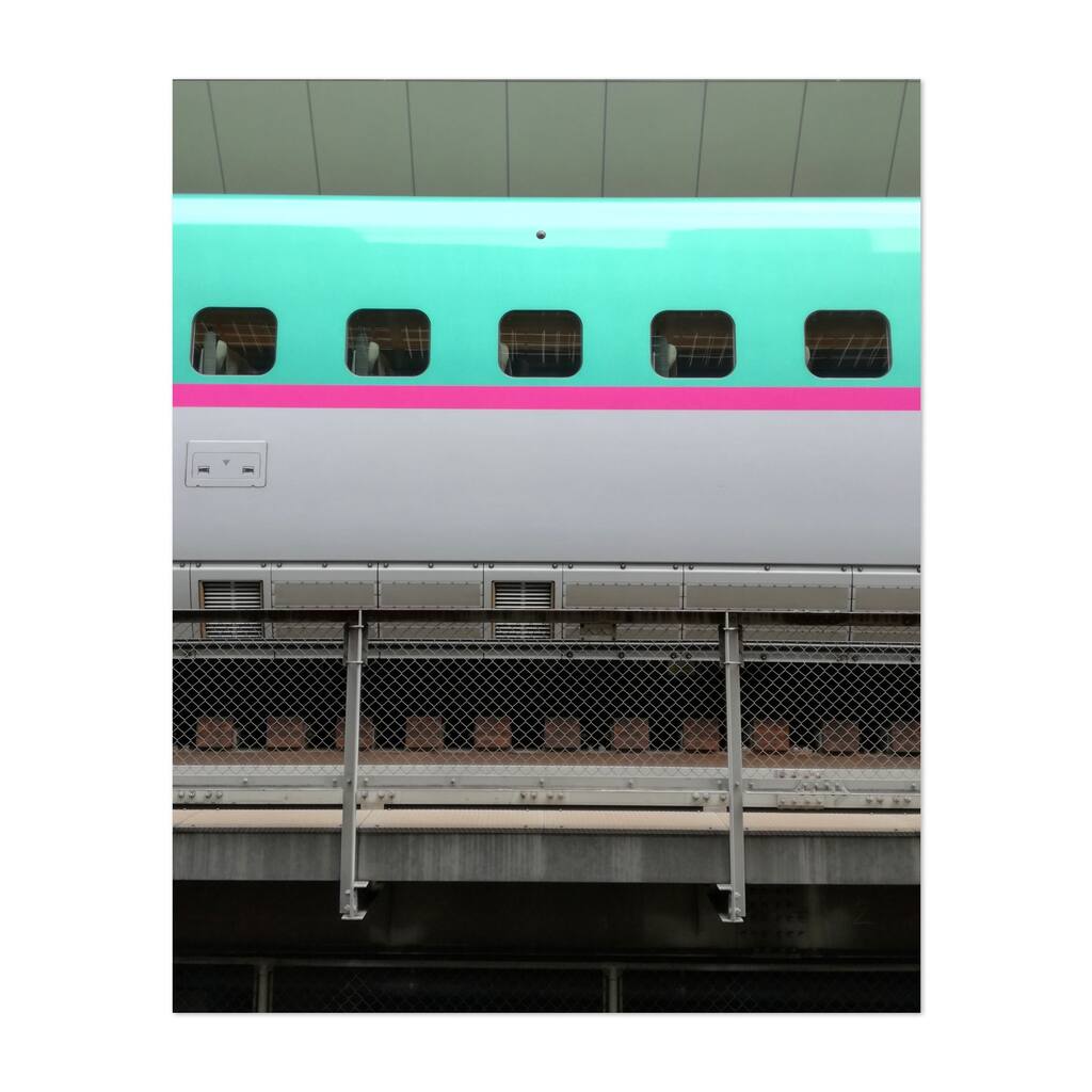 Tokyo Japan Hokkaido shinkansen Photography Trains Art Print/Poster