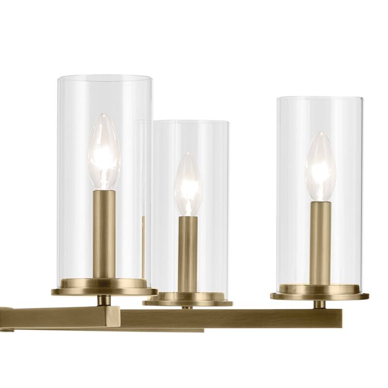 Kichler Lighting Crosby 32.25 in. 6-Light Clear Glass Chandelier
