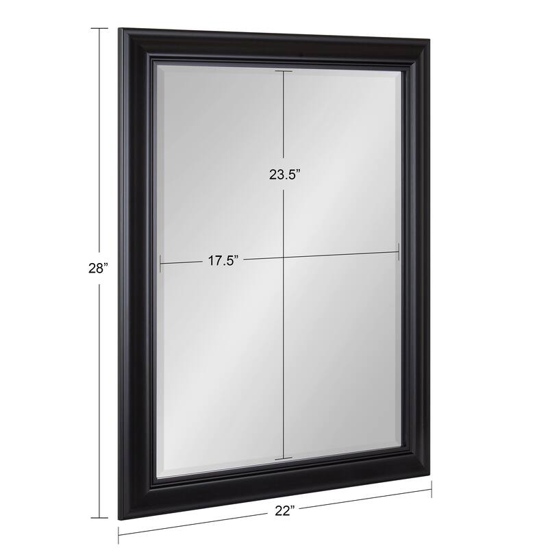 Kate and Laurel Dalat Framed Beveled Wall Mirror