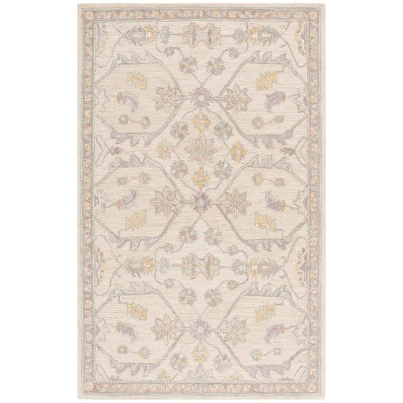 SAFAVIEH Handmade Blossom Eefke Modern Floral Wool Rug