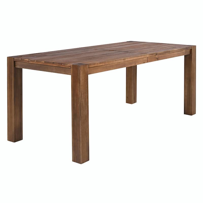 7-Piece Patio Dining Set for 6 - Outdoor Table and Chairs with Umbrella Hole