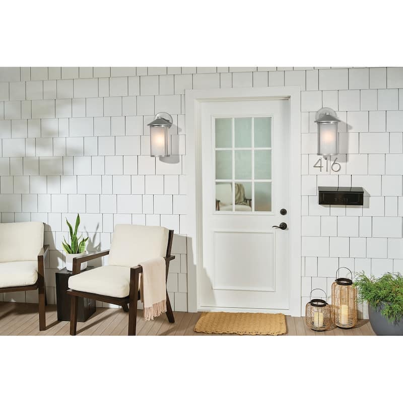 Kichler Lighting Lombard 16.5 in. 1-Light Outdoor Wall Lantern Sconce