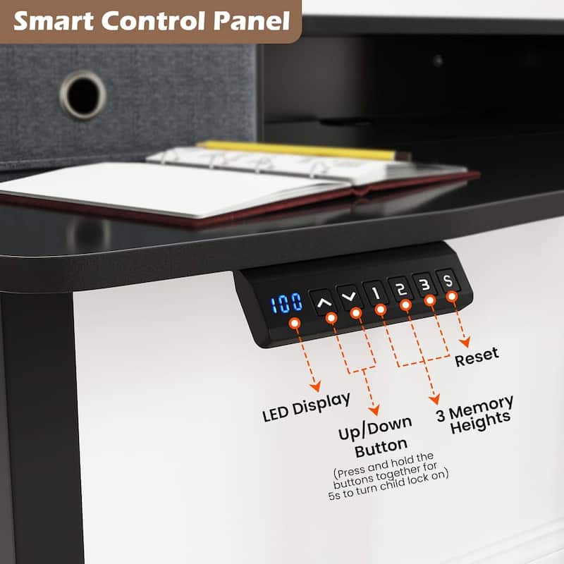 Electric Stand-up Height Adjustable Sit Stand Desk