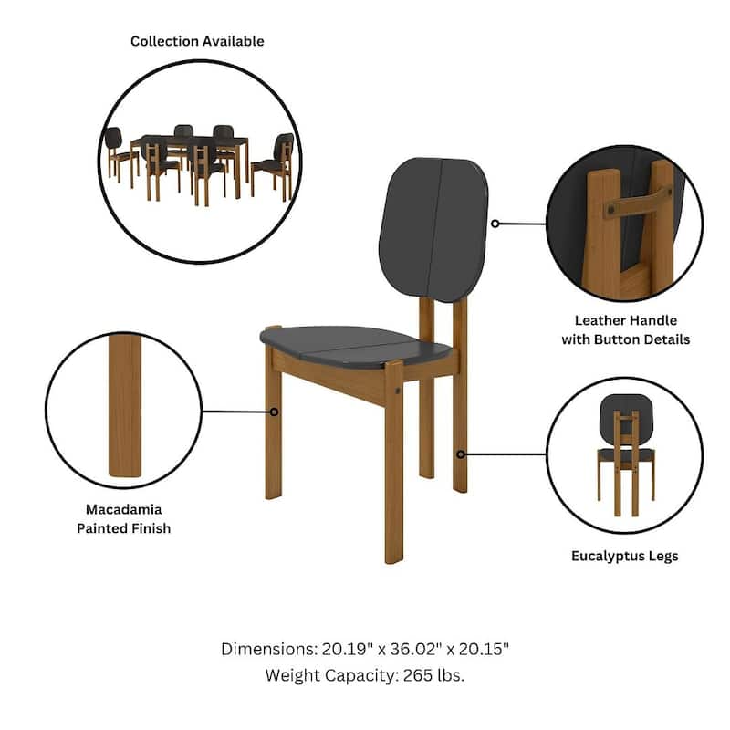 Manhattan Comfort Mid-Century Modern Gales Dining Chair