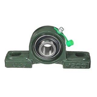 UCP203 Pillow Block Ball Bearing - 17mm ID 37mm OD Cast Iron Mount With Self-Aligning Bearing