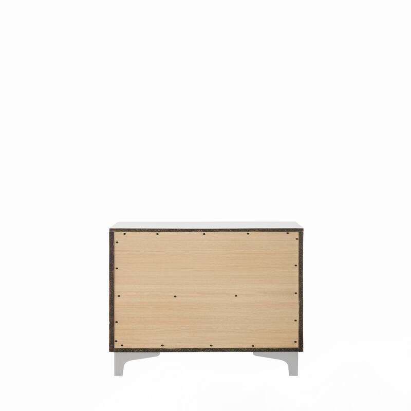 Casilda White Finish Nightstand