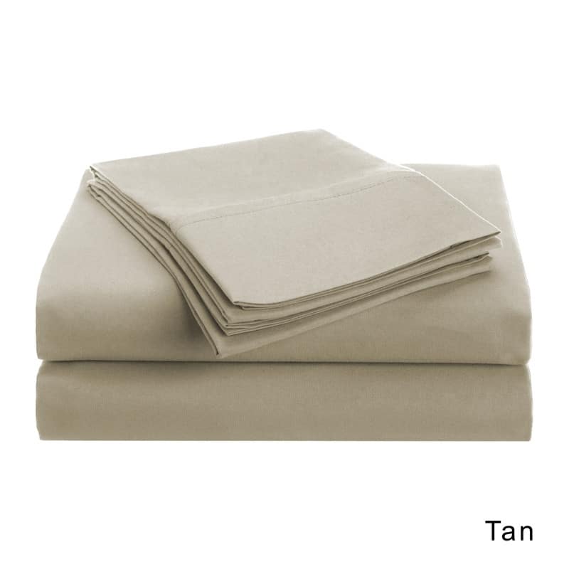 Superior Brushed Microfiber Solid Deep Pocket Sheet Set