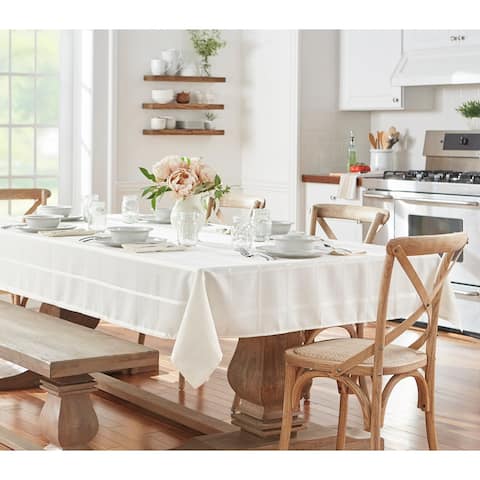 Elegance Plaid Jacquard Woven Tablecloth