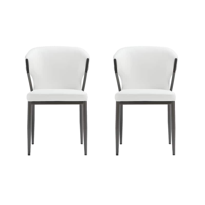 Manhattan Comfort Kirsten Camel Leatherette Dining Chair