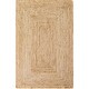 preview thumbnail 2 of 9, Jovan Farmhouse Jute Area Rug
