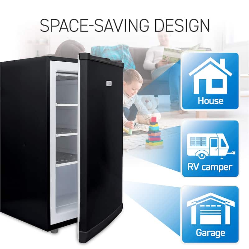 2.8 Cu. Ft. Upright Freezer,Black