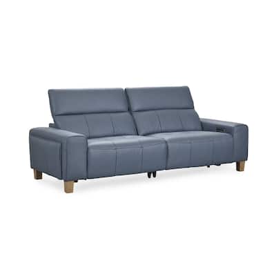 Classic Home Alea Zero Gravity Power Recliner Upholstered Leather Sofa