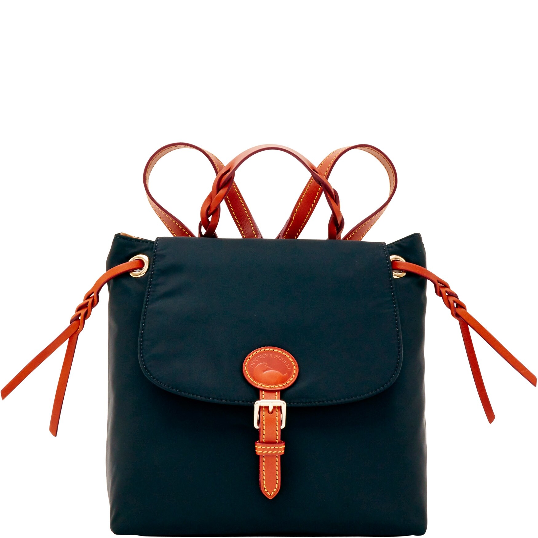 dooney nylon flap backpack