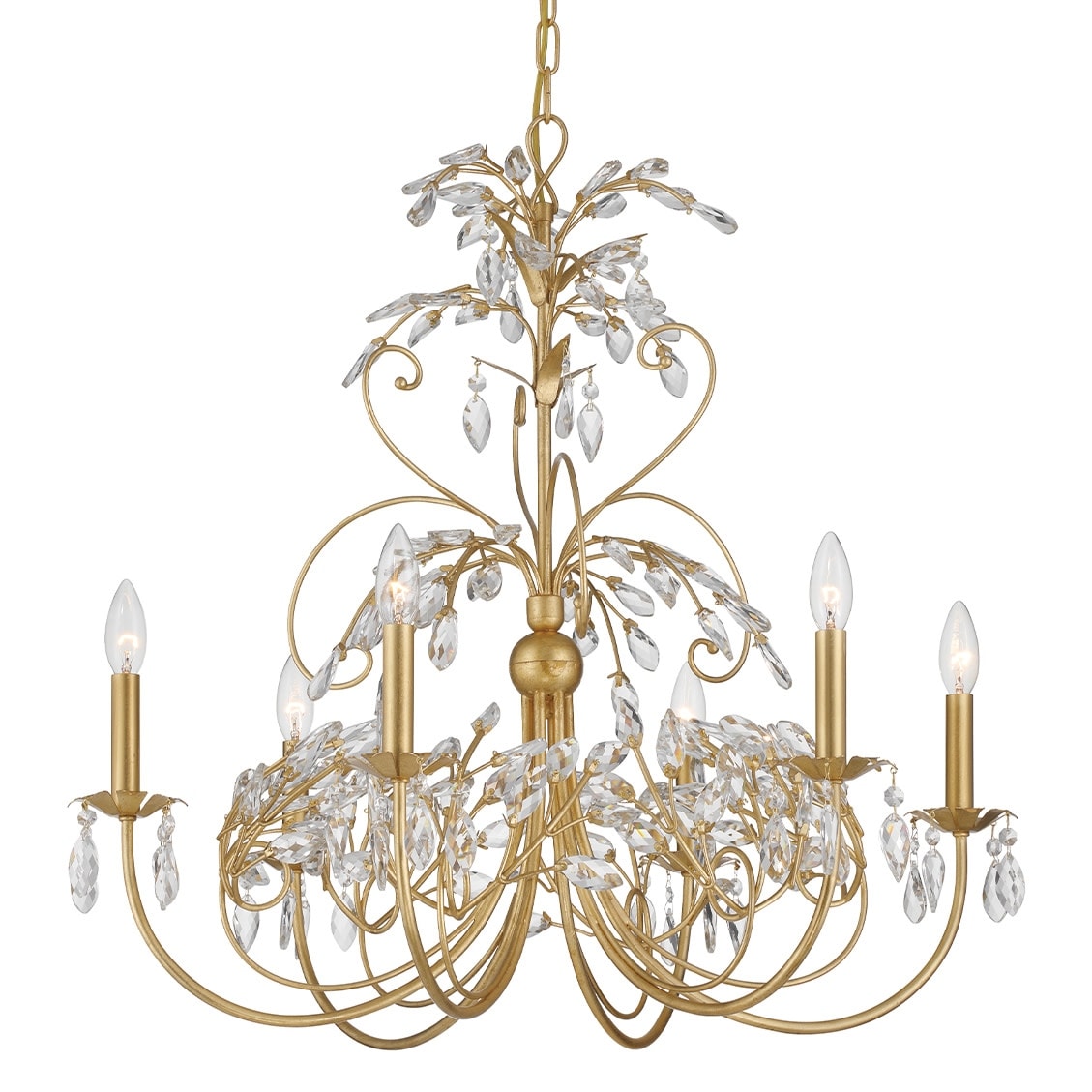Crystorama Lighting Group SDE-4926 Sadie 6 Light 29" Wide Crystal